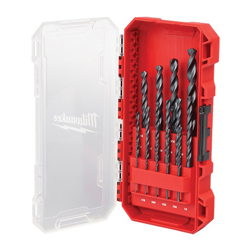 MILWAUKEE Thunderbolt Drill Bit Set, 8.46 in Lg, Parabolic Flute