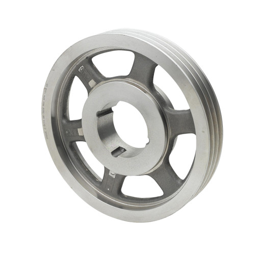 DODGE 6A 7.0B 7.4 Sheave, Type A1, Taper-Lock Bore, 7-3/4 in od, 7.38 in (A)/7.76 in (B) Dia Pitch, 6 -Groove, 4-3/4 in Wd Face, 2517 Bushing, Cast Iron