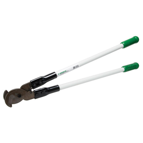 Cable Cutter, Heavy Duty, Aluminum,  Copper Applicable, 31-1/2 in Lg, Rubberized Grip, Fiberglass Handle
