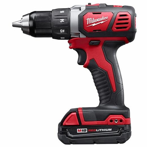 Drill Driver Kit, Metal Housing, Pistol Grip,  T, Red , Variable Speed Trigger Switch, 7-1/4 in Lg, 2.4 in wd,  7.8 in lg,  7-3/4 in ht, Kit, 1/2 in Chuck