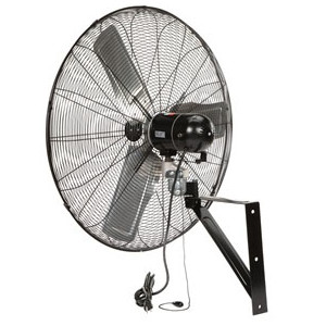 Air Circulator, Assembled, 24 in Blade, 2800 to 3400 cfm, 1/4 hp, 120 VAC, 2.3 A, 3 -Speed, Pull Chain, Paddle Blade, Aluminium Blade, OV Motor, Steel Housing