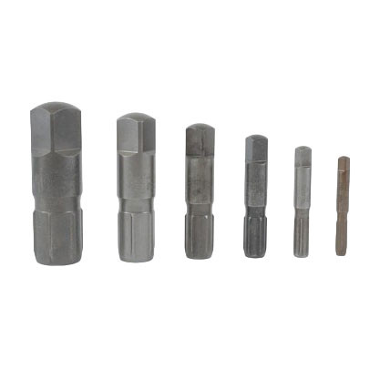 Pipe Extractor Set, 6 -Piece, 35595,  35600,  35605,  35610,  35615 and 35620 Pipe Extractors, Tough Steel