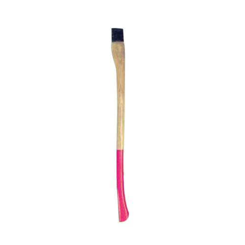 Hookaroon, Standard, 1.5 Dixie Curved Tip, 36 in Lg Handle, Hickory Handle, Clear Lacquered, Forged Steel Head, Orange Color, 12230
