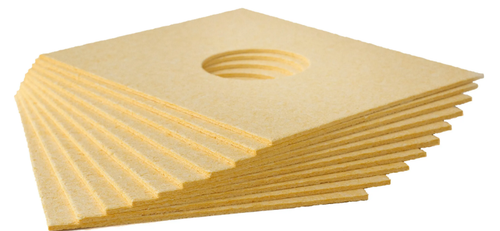 Sponge, Tip Cleaning, 4-1/2 in Lg, 3-1/2 in Wd -- 10-Pak