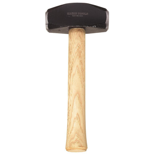 Hand Hammer, Extra Heavy, Straight, Hickory Handle, 10 in Lg, 48 oz Head, Alloy Steel Head