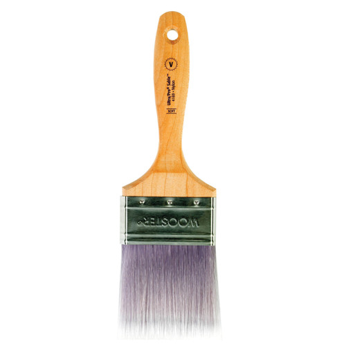 Paint Brush, 3-3/16 in Lg, 3 in Brush, Nylon Brush, 11/16 in Ferrule, Stainless Steel Ferrule, Sealed, Wood Handle Paint Brush, 3-3/16 in Lg, 3 in Brush, Nylon Brush, 11/16 in Ferrule, Stainless Steel Ferrule, Sealed, Wood Handle