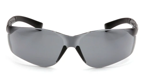 Safety Glasses, Universal, Anti-Fog Lens, Gray Lens, Wrap Round, Gray Frame, Polycarbonate Frame, Polycarbonate Lens, 1 UV Protection, 13 mm Bridge