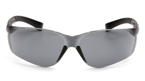 Safety Glasses, Universal, Anti-Fog Lens, Gray Lens, Wrap Round, Gray Frame, Polycarbonate Frame, Polycarbonate Lens, 1 UV Protection, 13 mm Bridge