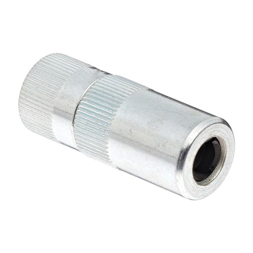 Grease Gun Coupler, Narrow, 1/8 in FNPT Connection,  10000 psi, Rubber Seal,  Steel