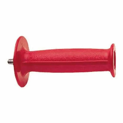 Side Handle, Adjustable, Suitable For Right Angle Grinder, 3 in dia,  7 in lg, Rubber, Red Color