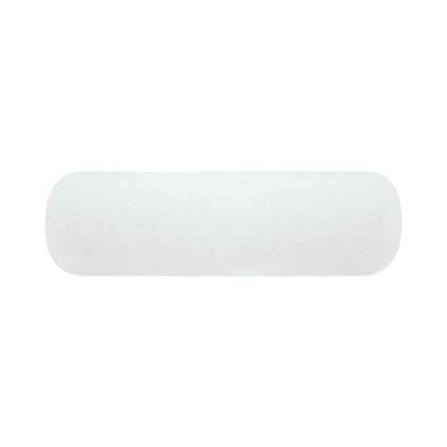 Paint Roller Cover, 0.375 in Nap, 18 in Lg, Semi-Smooth Surface, Fabric, White Color, 7149766008