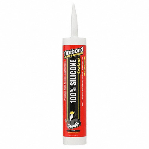 Silicon Sealant, Cartridge, Clear , -60 to 350 deg F, 0.003 VOC, 10 oz Container