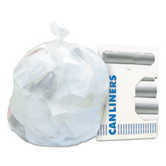 PITT PLASTICS Can Liner, Natural, 30 X 36/37 8 Mic, 500/Case