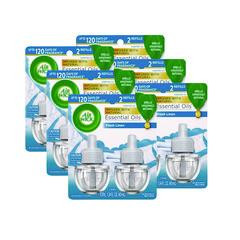 Air Wick® Scented Oil Twin Refill, Fresh Linen, 0.67 oz, 2/Pack, 6/Carton