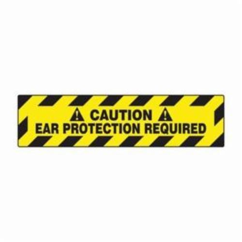 Accuform® PSR276 Slip-Gard™ Step Floor Sign, CAUTION, 6 in H x 24 in W, Black on Yellow, Adhesive Vinyl