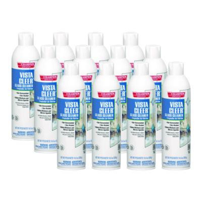 GLASS CLEANER, CLEAN SCENT, 20OZ, AEROSOL AMMONIA-FREE 12/CS