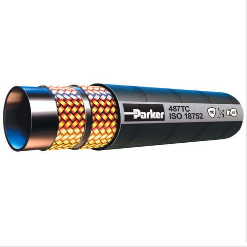 PARKER'S 487, HOSE HYD, 487TC-4-RL, 1/4", GLOBAL CORE, 4000 PSI
