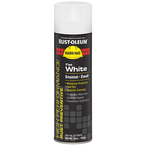 PAINT WHITE,FLAT HRD HAT 2190