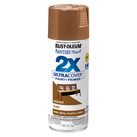 CHESTNUT BROWN GLOSS SPRAY PAINT PAINTERS TOUCH 12OZ
