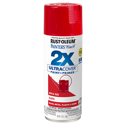 APPLE RED GLOSS SPRAY PAINT PAINTERS TOUCH 12OZ