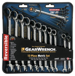 12Pc. Ratcheting Reversible Wrench Set (12PC RATCHETING WRENCH SET) -  Richmond Supply Company