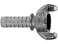 Brass Barb Insert Coupling - 1 x 1 with Hex - Geo-Hydro Supply, Ltd.