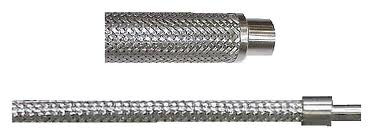 AIR COMPRESSOR DISCHARGE LINE TEFLON STEEL BRAIDED HOSE 1/2'' X 5/8 JIC  SWIVEL