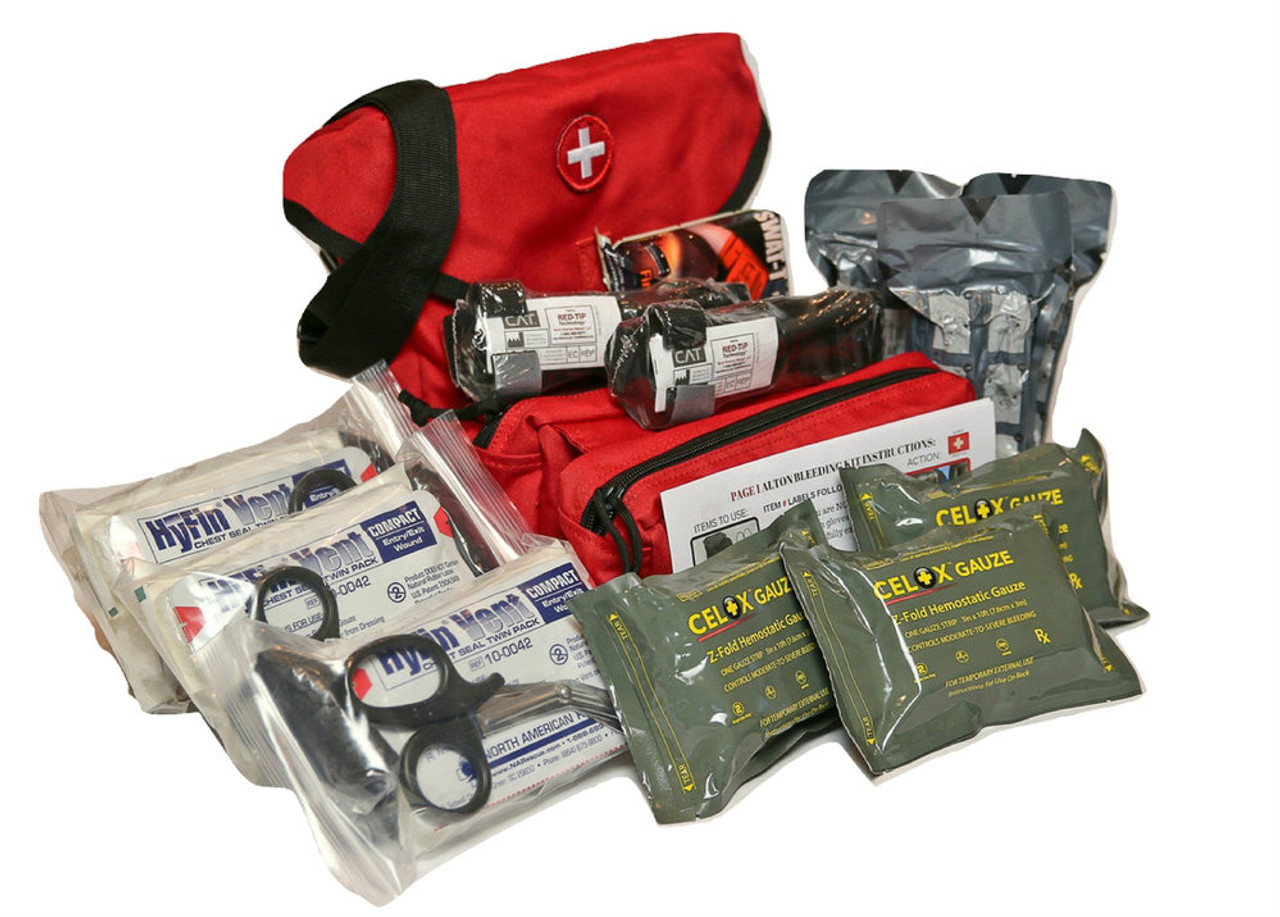 First Aid Kit Multi Person For Bleeding Wounds GRAB N GO