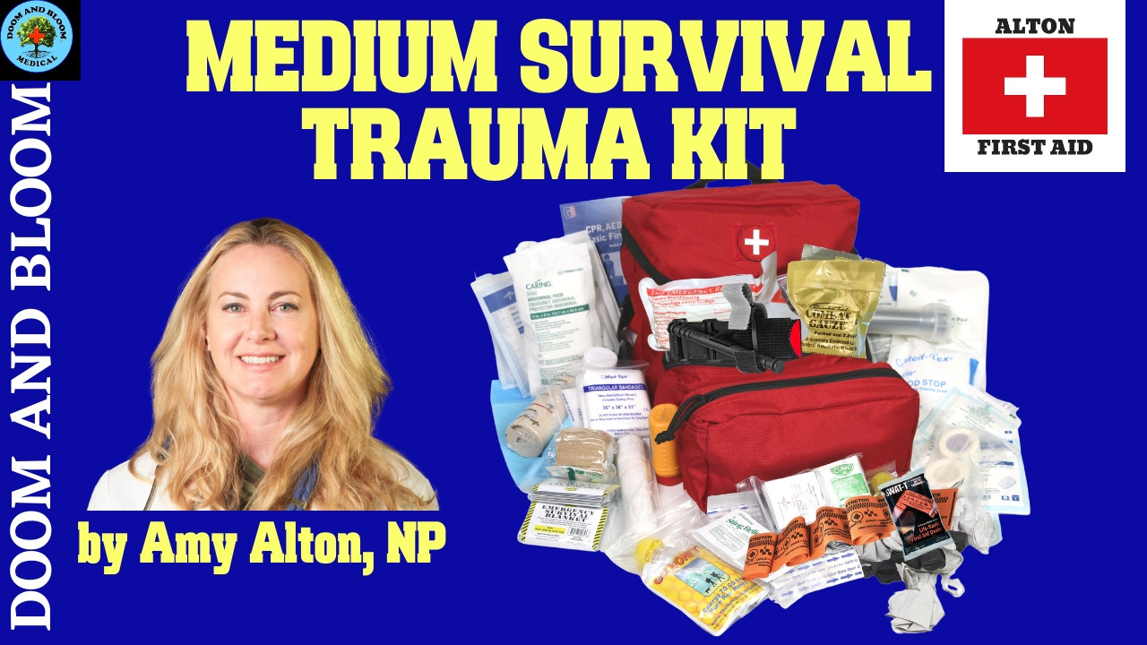 First Aid Trauma Medical Kit, Emergency Prepper Medical Kit