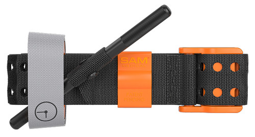 SAM XT Tourniquet in Orange, Also approved by the military board TCCC for use.