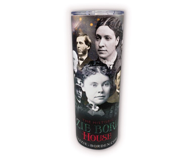 The Lizzie Borden Tumblers, ideal for history and true crime enthusiasts, add mystery to everyday drinking and make excellent gifts for like-minded friends and family.