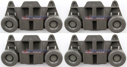 66514552N610 Kenmore Dishwasher Lower Dishrack Rollers (4 Pack)
