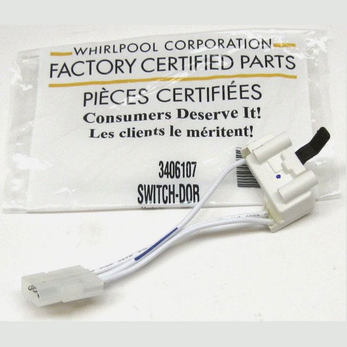 Whirlpool LEC8858EQ1 Genuine OEM Dryer Door Switch