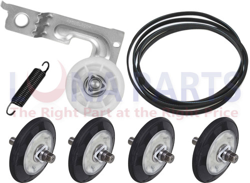 LG DLE3180W Dryer Rollers Belt Idler Pulley Kit