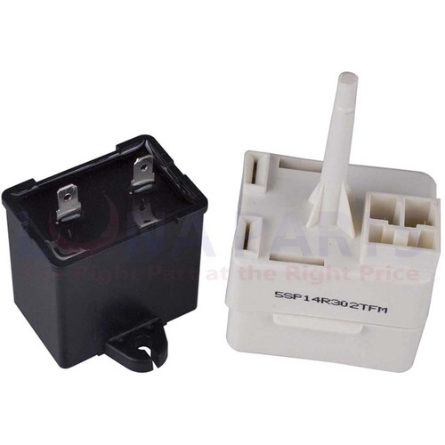 Amana ABB1922FES Refrigerator Start Relay Overload Capacitor Kit