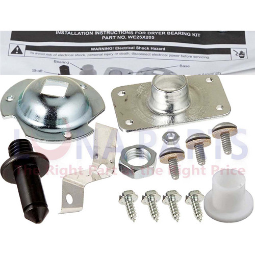For GE Dryer Bearing Rear Drum Kit PP0039162X83X2