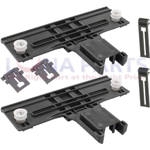 W10350376 & W10195840 & W10195839 (Pack of 2) Dishwasher Rack Adjuster Kit