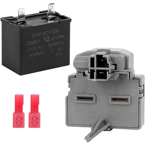 Refrigerator Compressor Overload Relay Kit That Fits KitchenAid KBFS25EVBL2