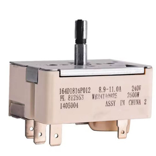 JBP24DH2WH GE Range Oven 8" Surface Burner Infinite Switch