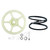 LATH100ARW Maytag OEM Washer Pulley Bearing Belt Kit