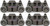 Dishwasher Lower Dishrack Rollers 4 Pack