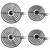 MP22YA Electric Range Burner Element Unit Set 2- MP15YA 6" 2- MP21YA 8"
