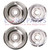 (2) 8" WB32X106, (2) 6" WB32X107 Steel Drip Bowl Pan