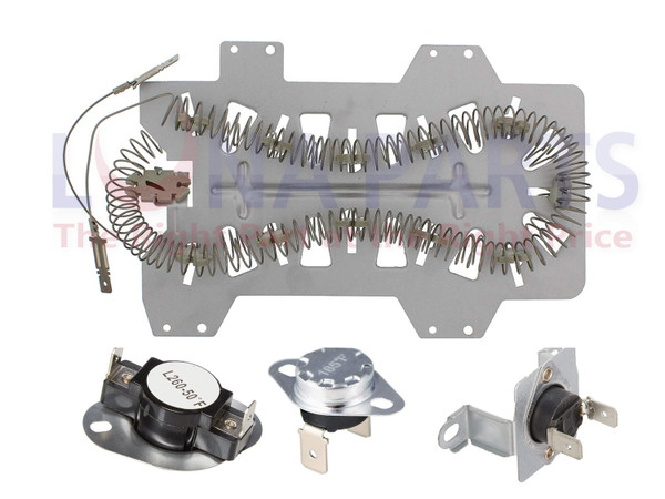 Samsung DV337AEG/XAA-01 Dryer Heating Element and Thermal Fuses