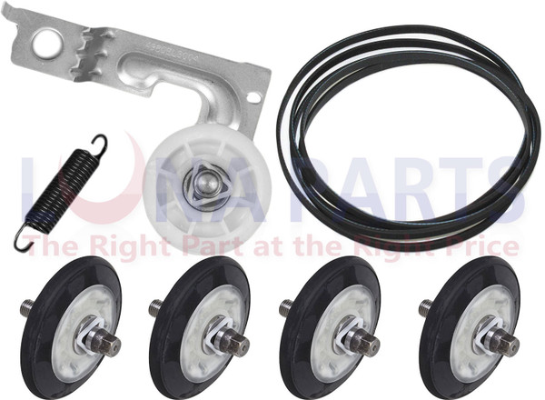 LG DLEX9500K/00 Dryer Rollers Belt Idler Pulley Kit