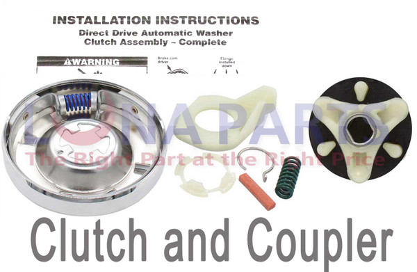 Kenmore 110.22422100 Washer Clutch & Motor Coupler Kit