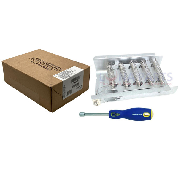 Amana NED4500VQ0 OEM Dryer Heating Element Heater & Install Tool