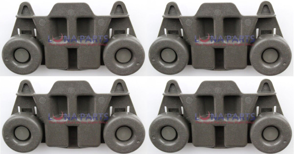 Dishwasher Lower Dishrack Rollers 4 Pack