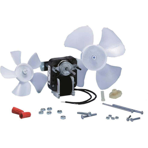 Electric Fan Motor Kit w/Blower Wheels 1/4" Shaft 120V Bathroom Exhaust Vent
