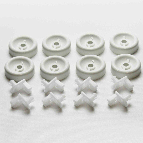 For GE Dishwasher Lower Rack Roller Wheel Kit - 8 Pack # RP5636895PAZ480